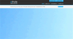 Desktop Screenshot of ethidelabs.com
